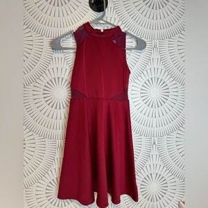EUC NICKIE LEW GIRLS  RED DRESS